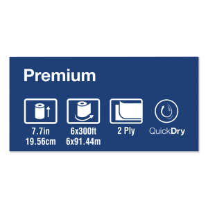 Tork, H1 Premium Extra Soft Matic, 300ft Roll Towel, 2 ply, White