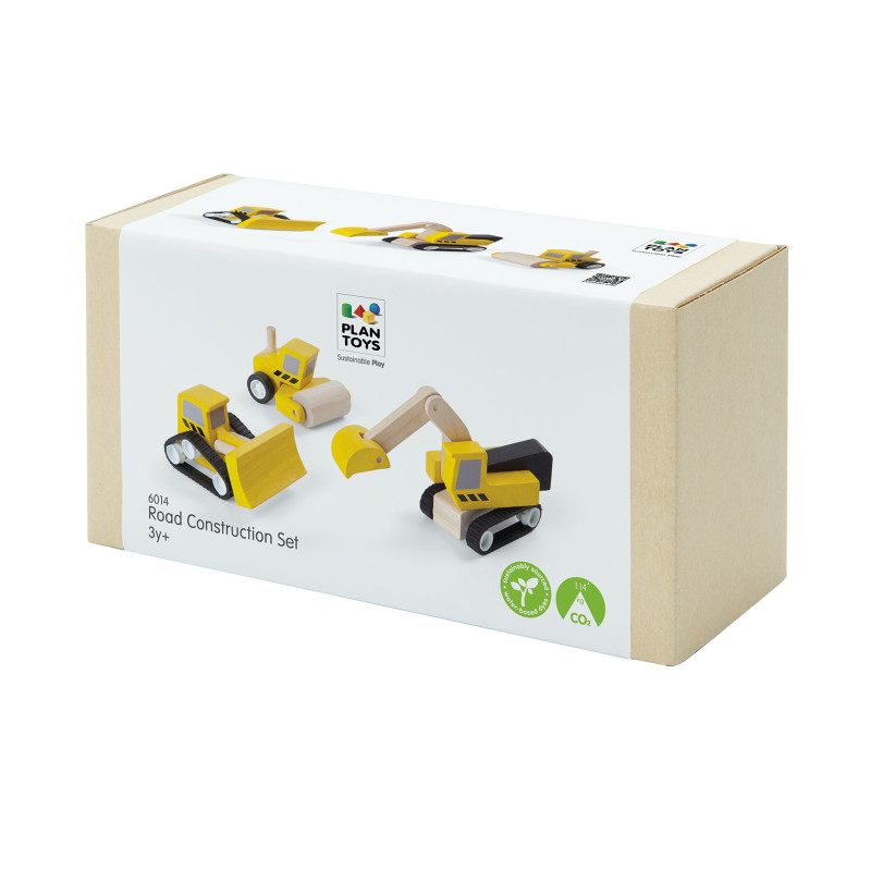 Wooden Road Construction Playset