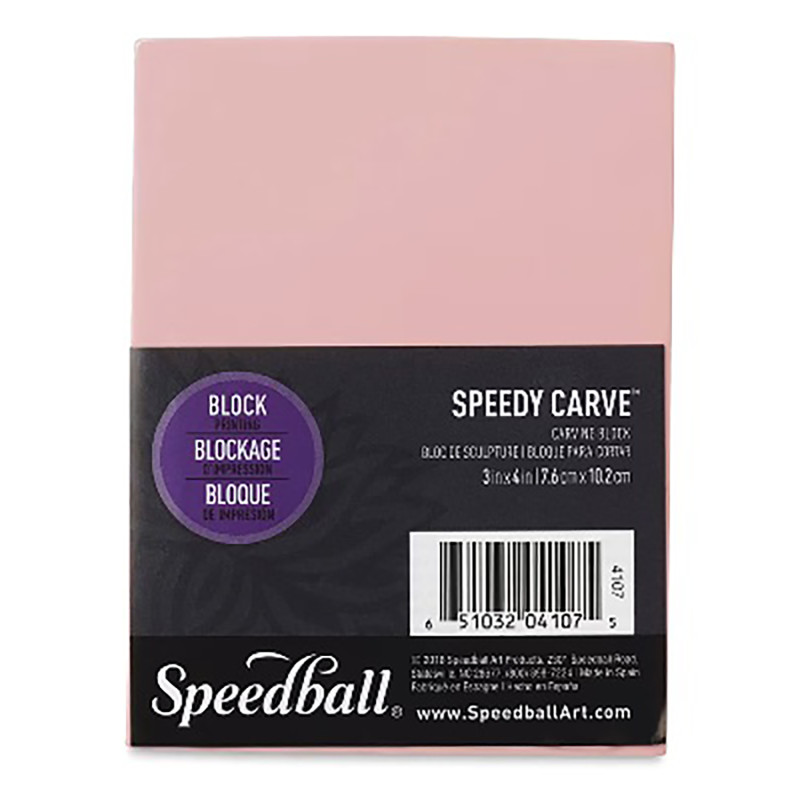 Speedy Carve™ Block, 3x4 in, Pink