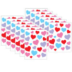 Teacher Created Resources&reg; Charming Hearts Stickers, 120 Per Pack, 12 Packs TCR8587-12