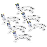Hygloss&reg; Pocket Chart Number Cards, 2" x 2", 100 Per Pack, 6 Packs HYG61491-6