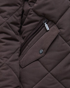 Winter Chelsea Quilted Jacket Black Oak/Midnight Oak