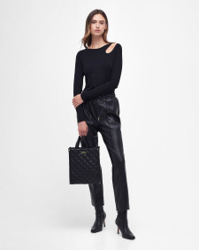 Quilted Fenchurch Tote Bag Classic Black