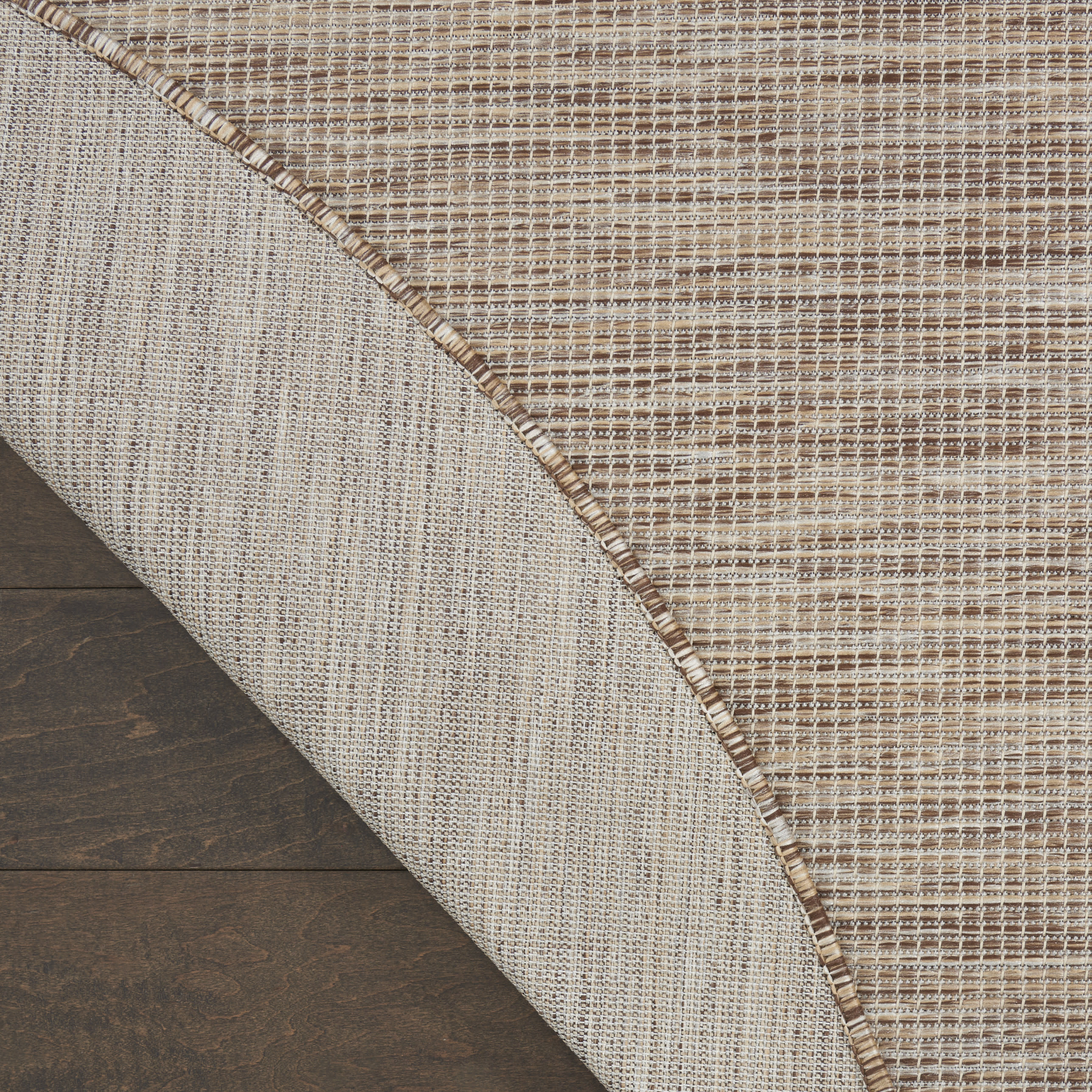 Nourison Positano 8' x Round Beige Modern Rug