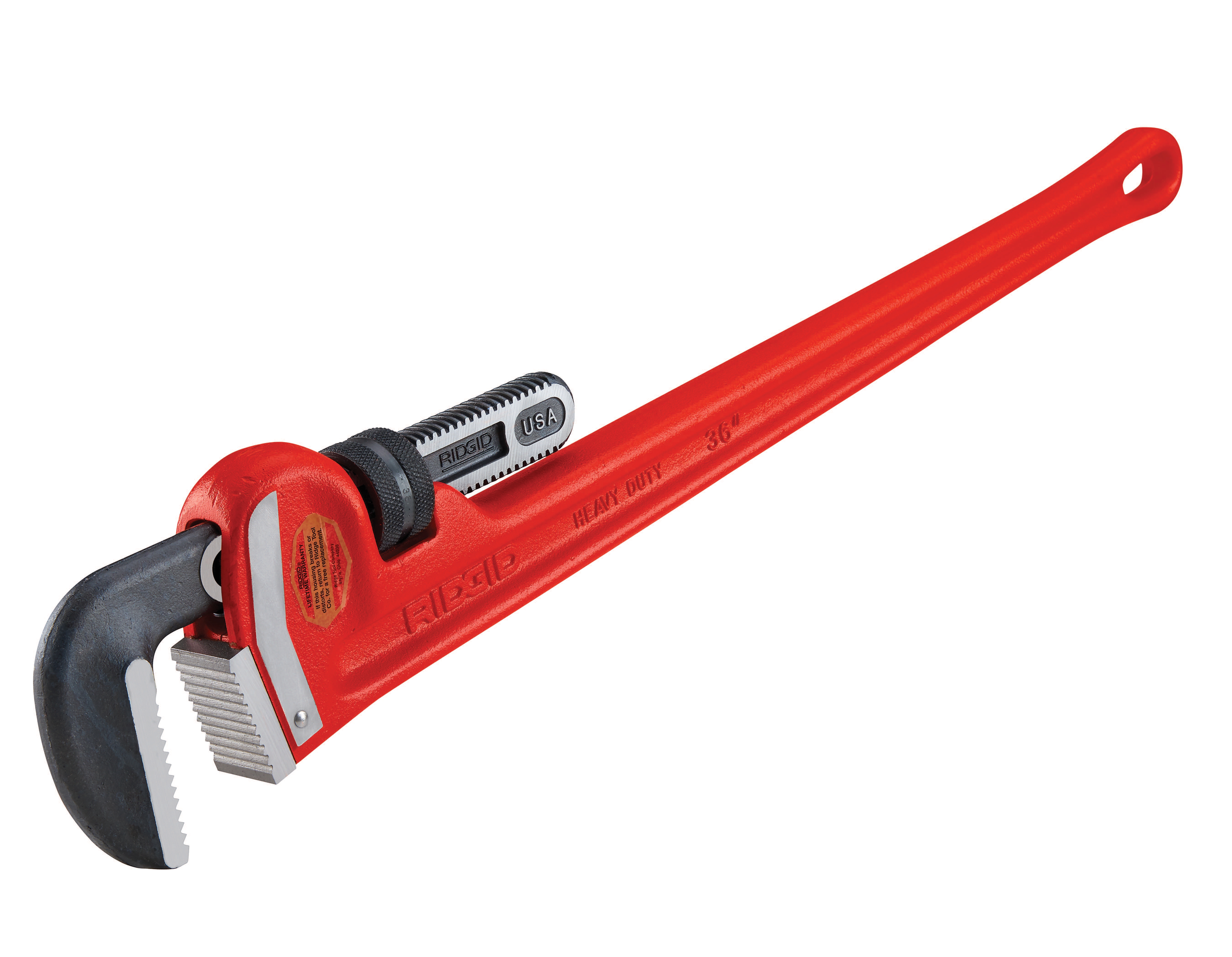 14" Heavy-Duty Straight Pipe Wrench - Image 8