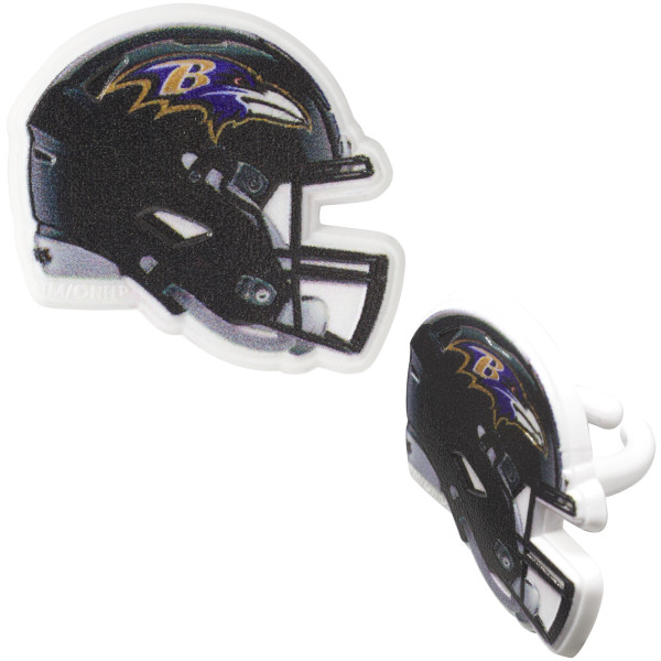 NFL Team Helmet Cupcake Rings