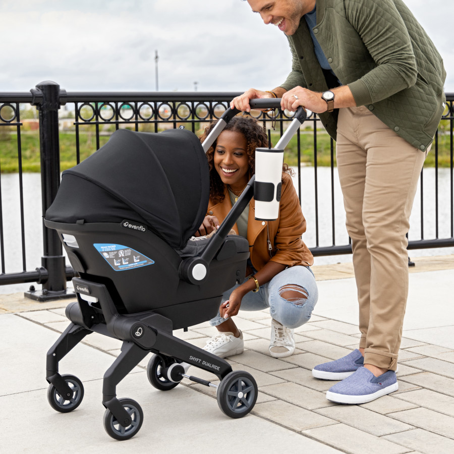 Shyft DualRide Infant Car Seat Stroller Combo with Carryall Storage