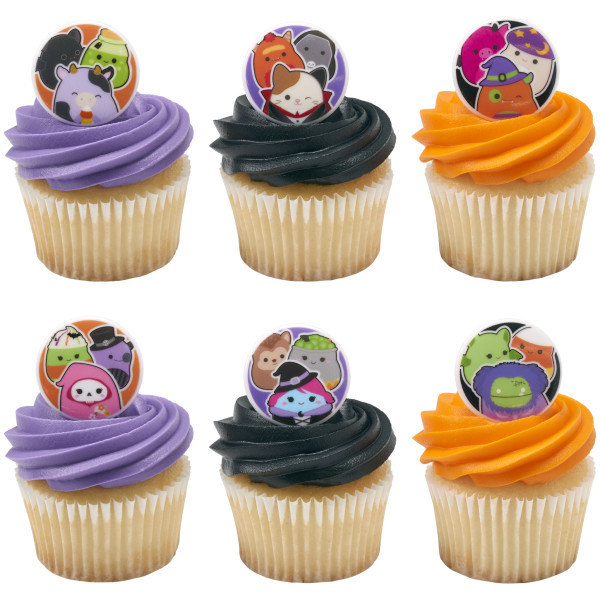 Squishmallows Halloween Squad Cupcake Rings