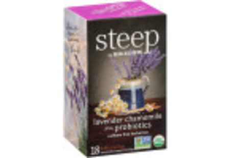 lavender chamomile with probiotics herbal tea - case of 6 boxes - total of 108 tea bags