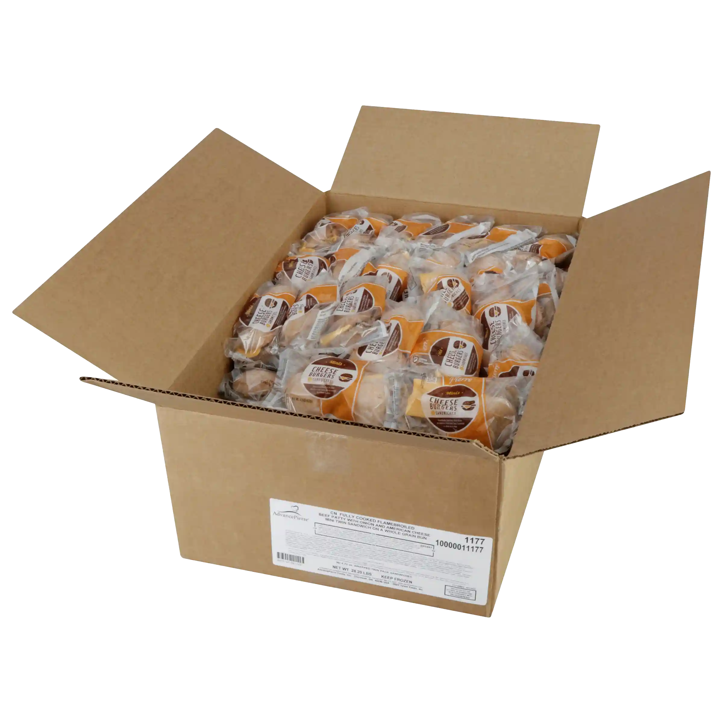 AdvancePierre™ Individually Wrapped Fully Cooked Mini Twin Cheeseburgers, 96/4.70 oz._image_21