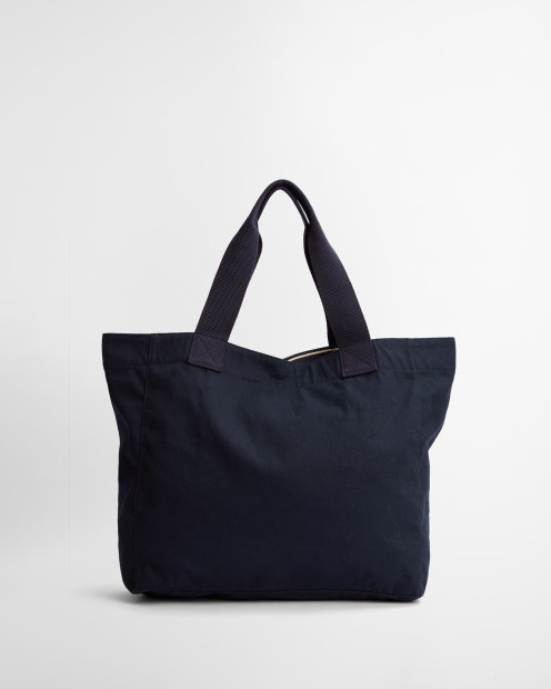 Logo Beach Bag Navy/Stone