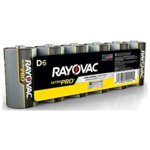 Rayovac Ultra Pro D Alkaline Batteries