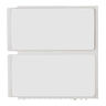 Raised Panel Labels for Thermal Transfer Printers, White, 2.000" W