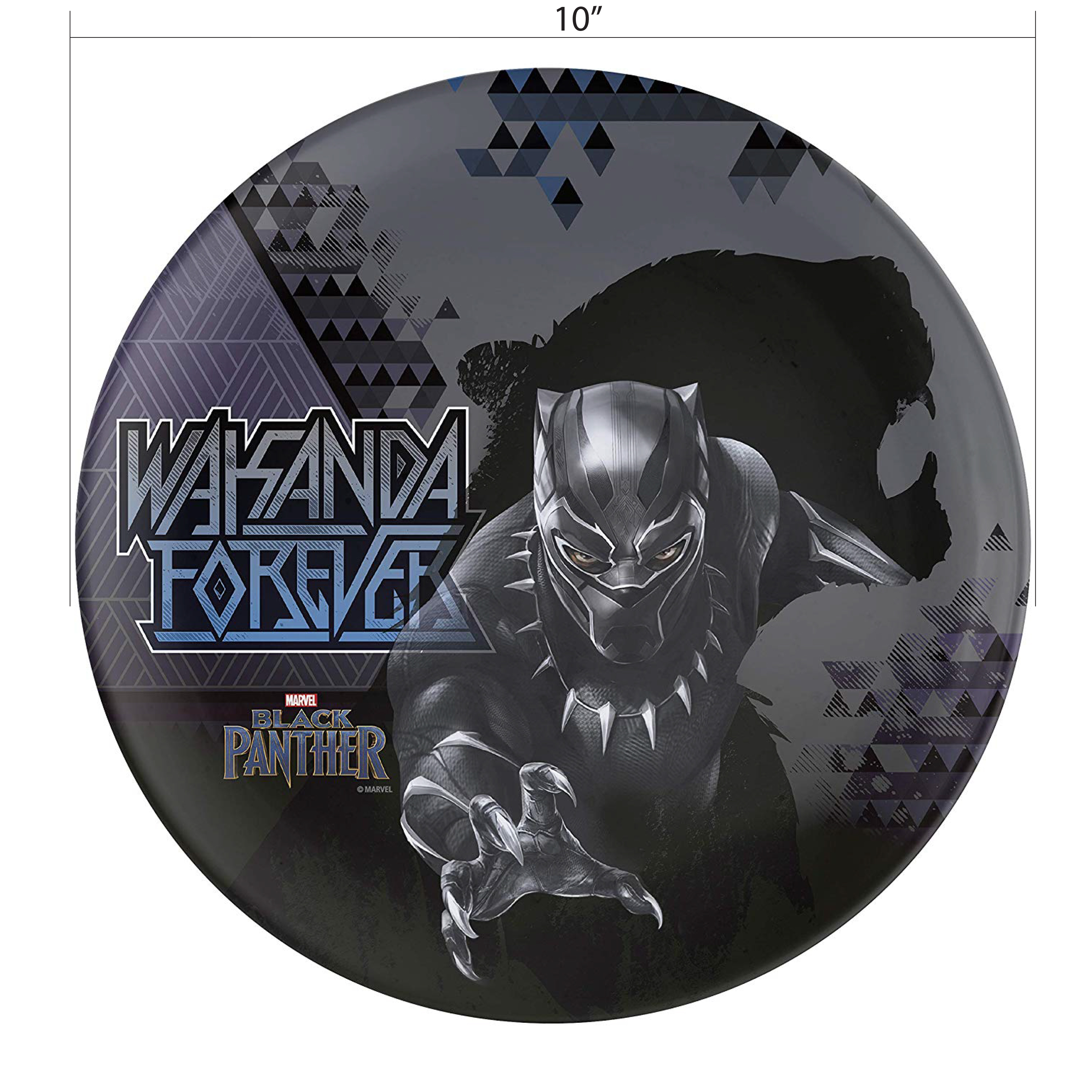 Marvel Comics Dinnerware Set, Black Panther, 2-piece set slideshow image 4 Marvel Comics Dinnerware Set, Black Panther, 2-piece set slideshow image 4