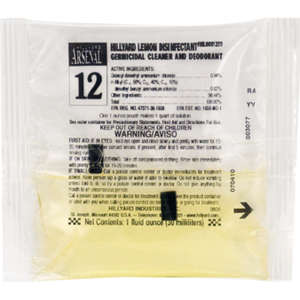 Hillyard, Arsenal® Lemon Disinfectant Cleaner, Arsenal® Hil-Pac® Dispenser 1 fl oz Packet