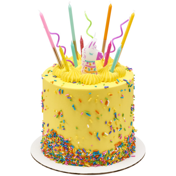 Neon Twist Shaped Candles