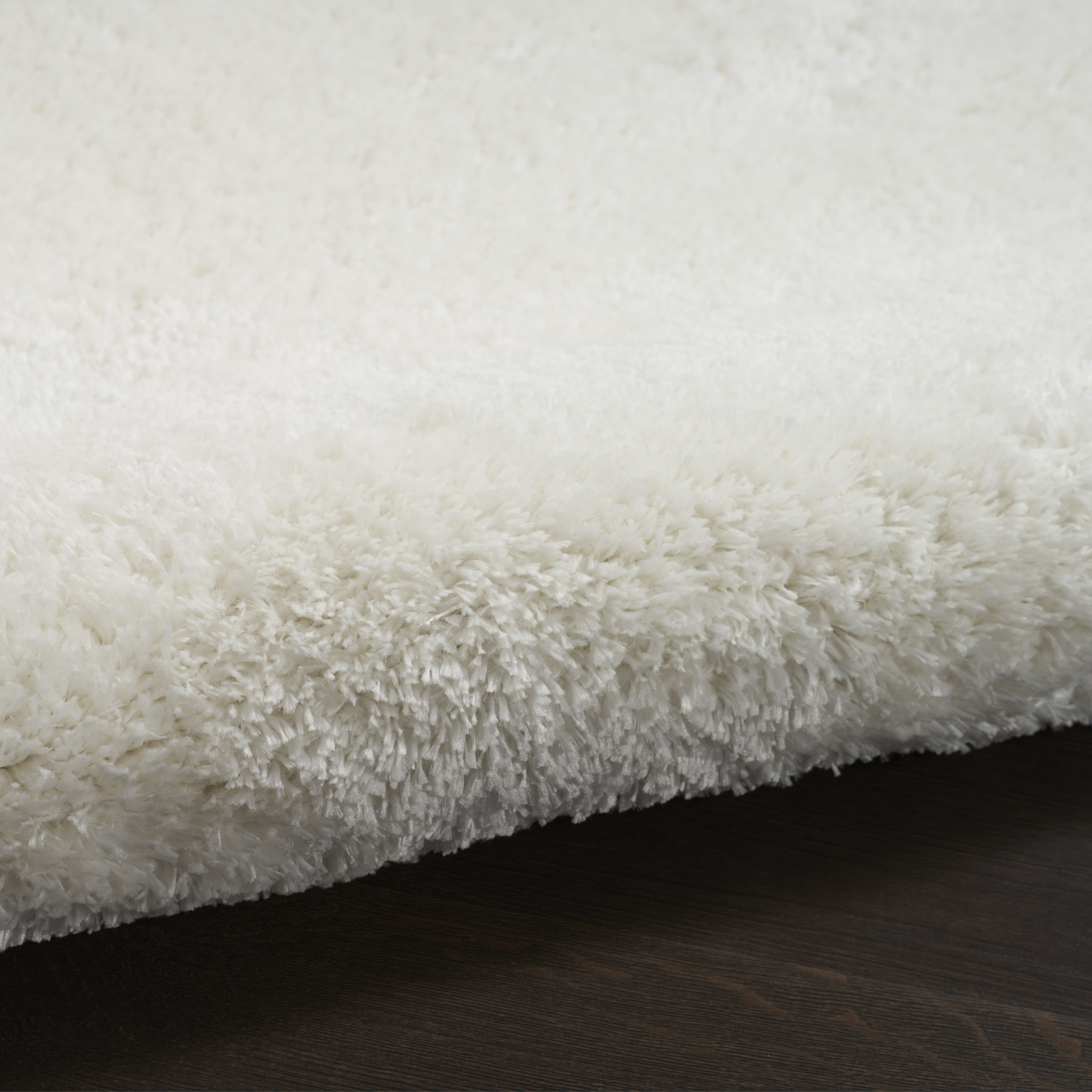Nourison Pacific Shag 7'10" x 9'10" Ivory Shag Indoor Rug
