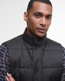 Brampton Gilet Charcoal/Midnight Oak