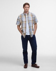 Hartley Regular Short-Sleeved Shirt Ochre