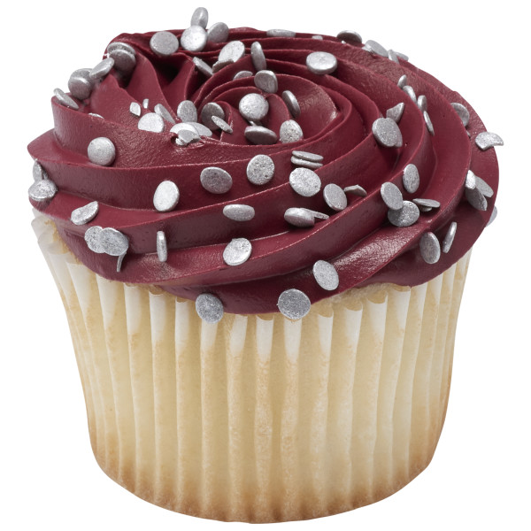 Silver Confetti - Red 3 Free Quins