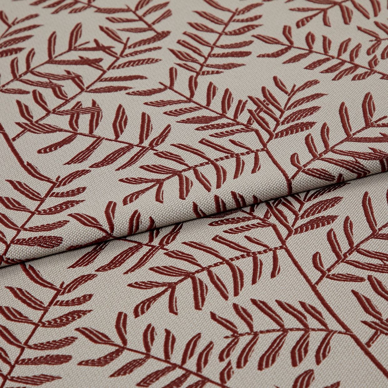 Fronds Beetroot Curtain