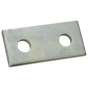 SuperStrut Splice Plate, 2 Hole, Electro-Galvanized