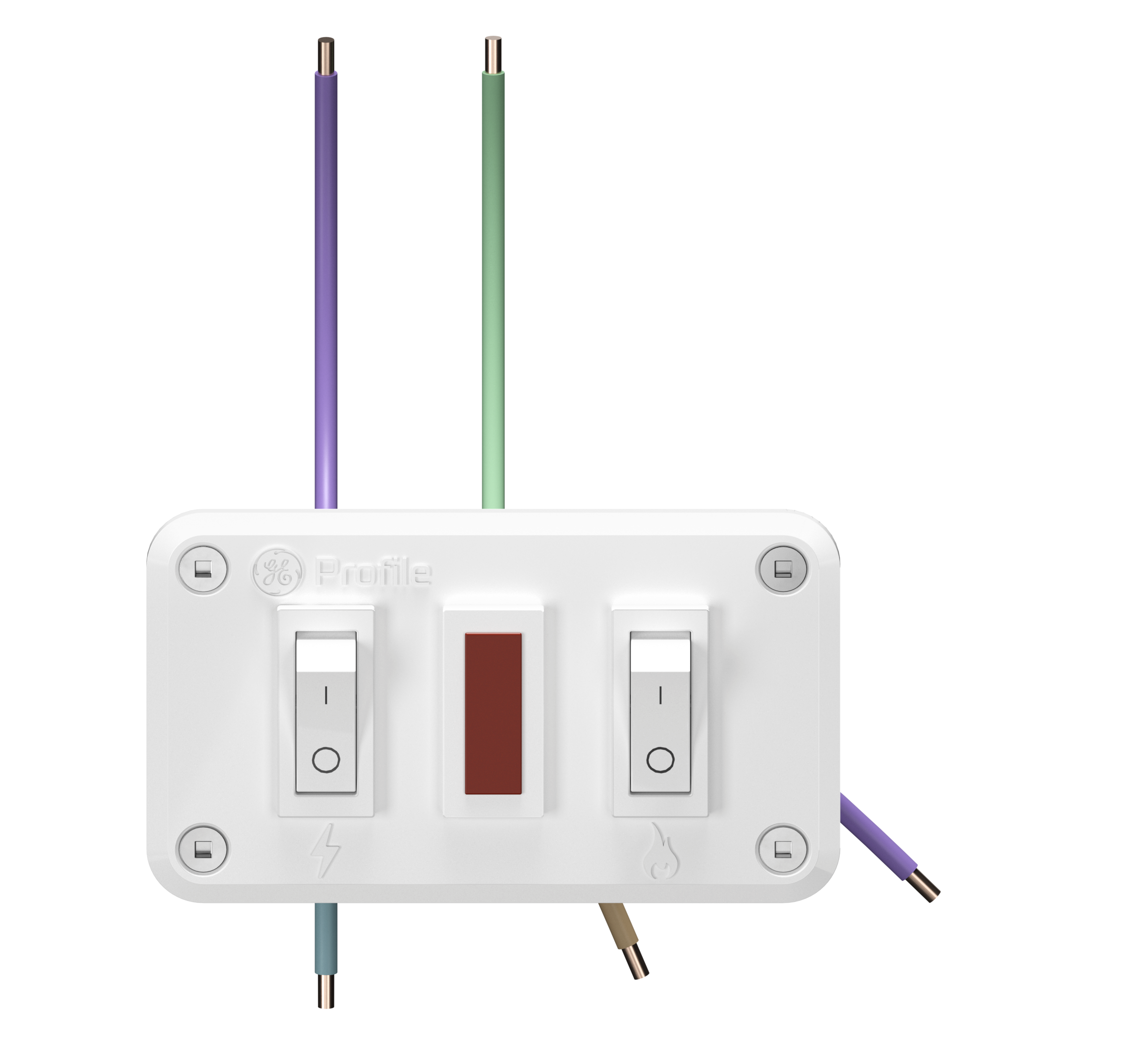 GE Profile™ RV Dual Fuel White Toggle Control for LP and Electric Water Heater