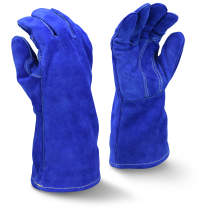 Radians RWG5410 Premium Side Split Blue Cowhide Leather Welding Glove