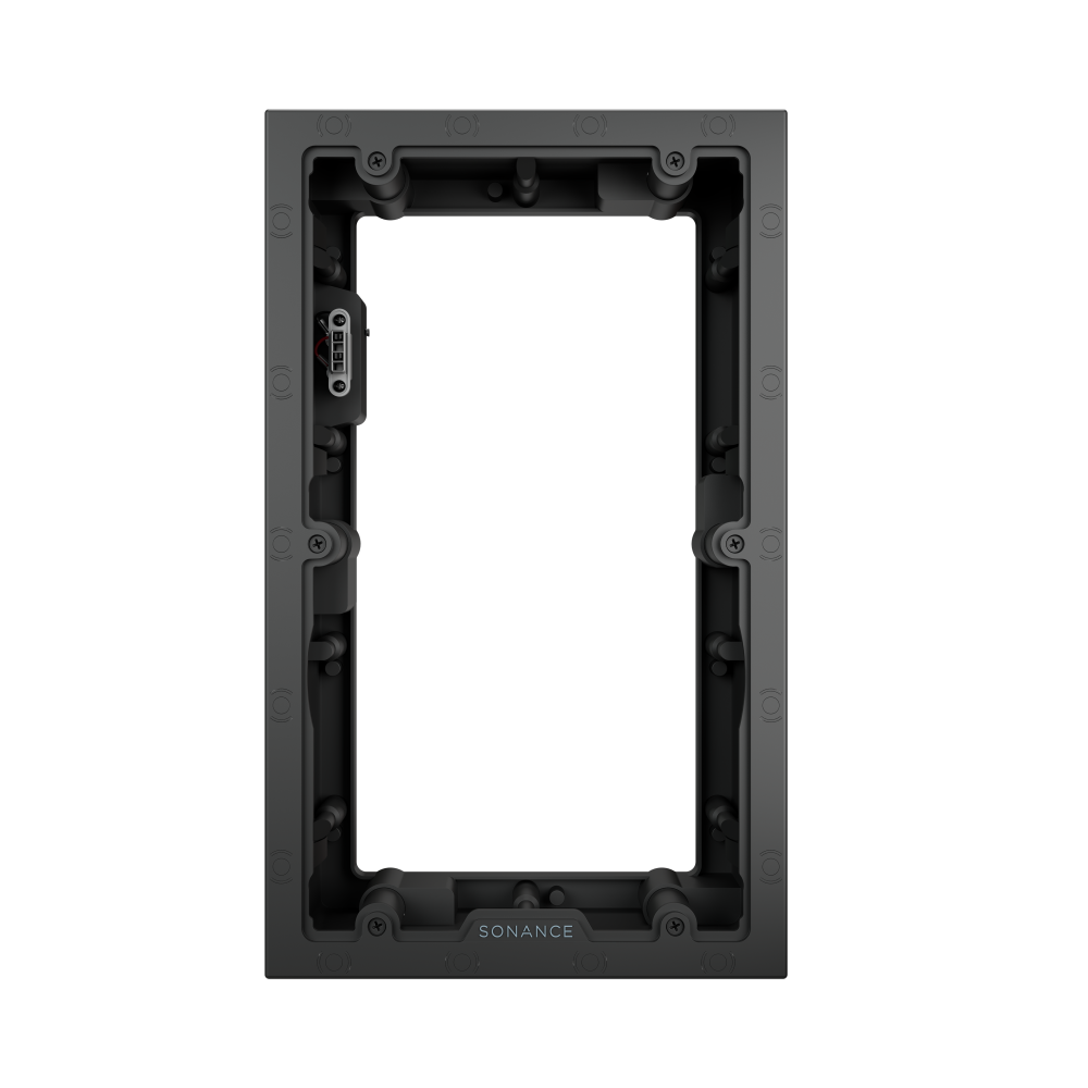 VX 8" RECTANGLE FLEX FRAME AND PLUG (GRILLE NOT INCLUDED) (1 PAIR)
