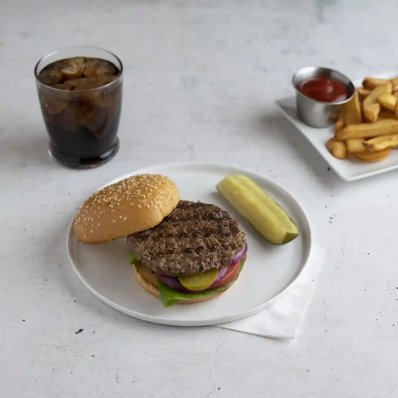 AdvancePierre™ Fully Cooked Flame Grilled Beef Burger, 2.7 oz_image_1