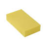 Hillyard, Trident, Large 8AZ Double Cell Foam Sponge, Rectangle, 4.2"x7.5", Yellow
