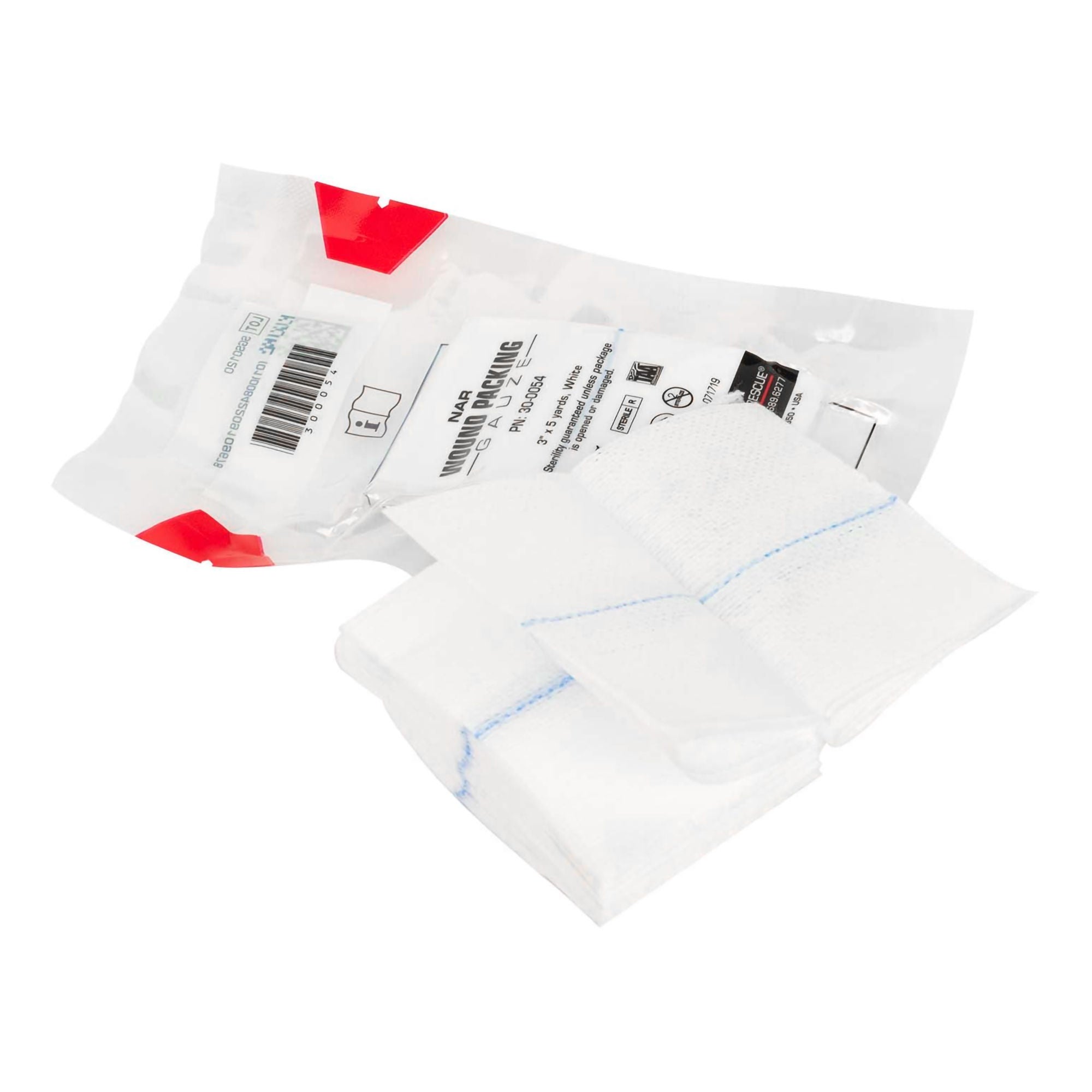 North American Rescue GAUZE, WOUND PACKING ZFOLDED 3"X5YD
