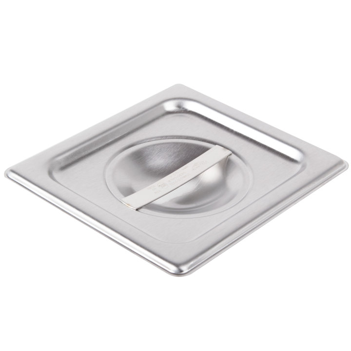 Sixth-size Super Pan V® solid stainless steel cover