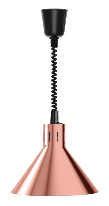Lampe chauffante en cuivre STYLE cordon extensible jusqu'à 190 centimètres