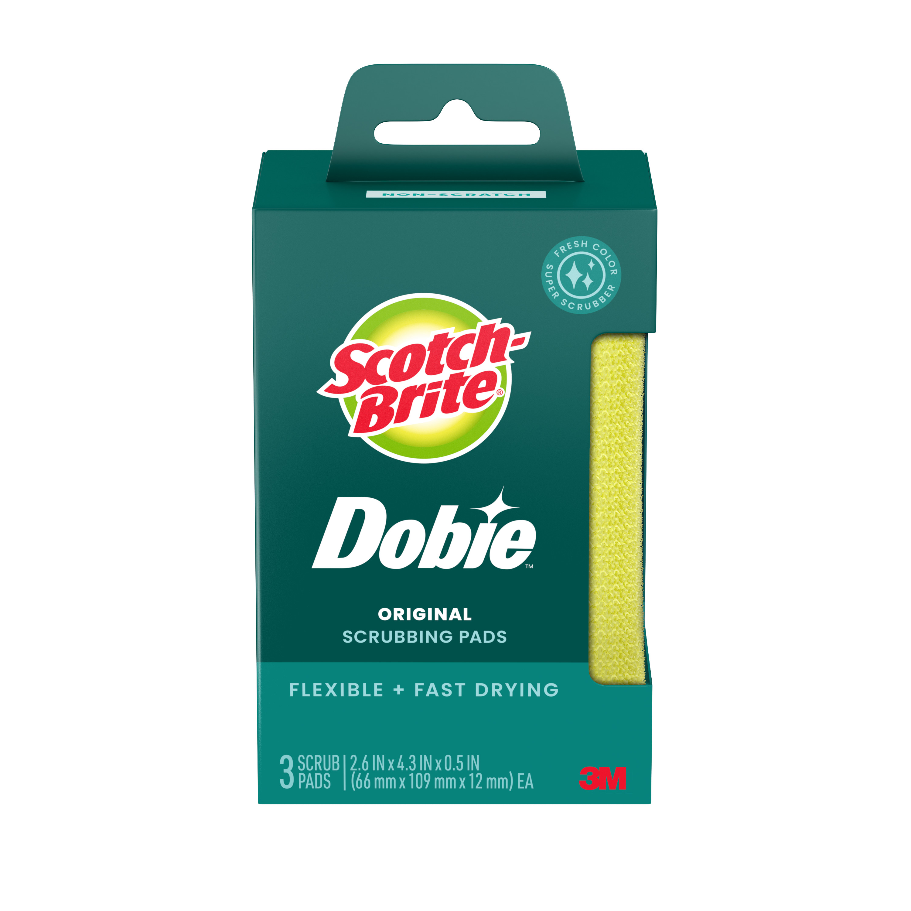 SKU 7100379789 | Scotch-Brite® Dobie™ Original Cleaning Pad 723-2F