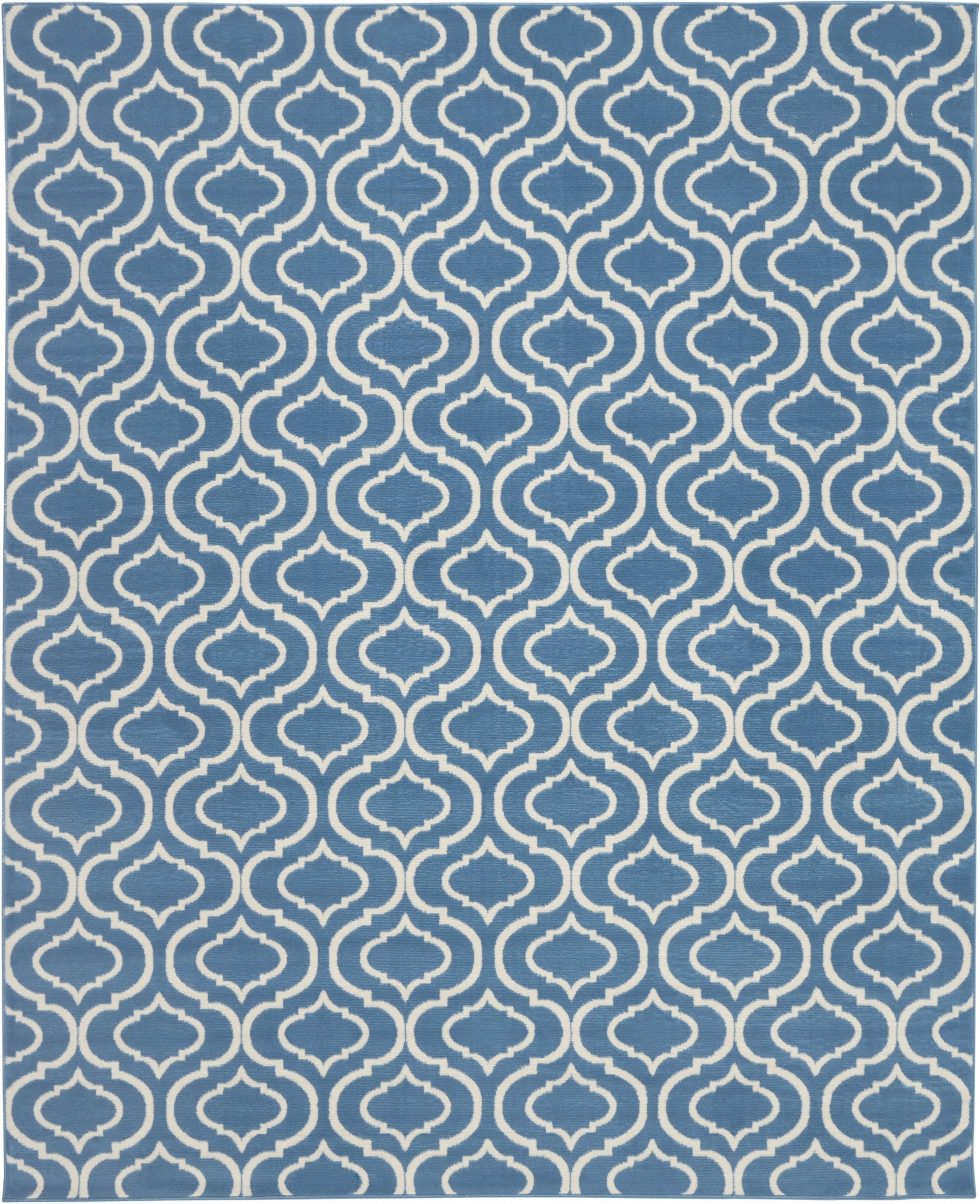 Nourison Jubilant 8'6" x 12' Blue Contemporary Indoor Rug