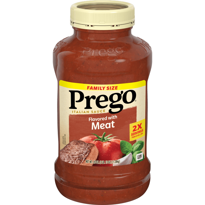 Flavored with Meat Pasta Sauce