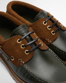 Re-Engineered Deck Boat Shoes Olive