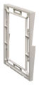 InBox™ Siding Profile Adapter Plates for Existing Siding White 1 Gang 1/2 in. Lap Siding