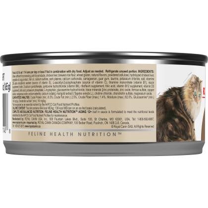 Royal Canin Feline Health Nutrition Aging 12+ Loaf In Sauce Canned Cat Food