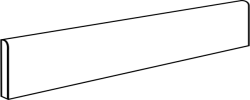 Tabula Bianco 3×36 Bullnose Matte Rectified
