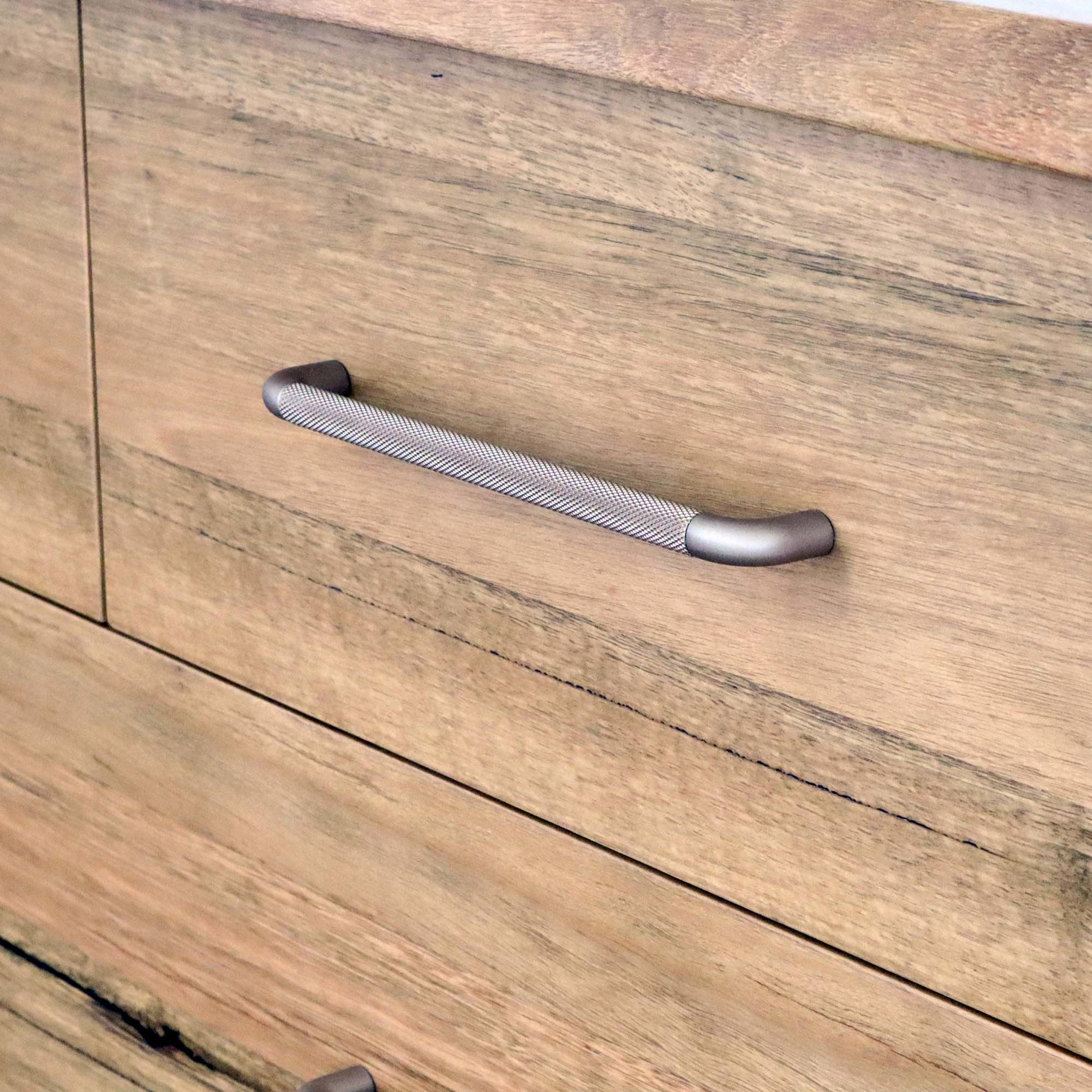 Detail image of the San Remo Tallboy (5 Drawer), Natural from Forty Winks