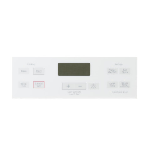 RANGE CONTROL PANEL - WHITE
