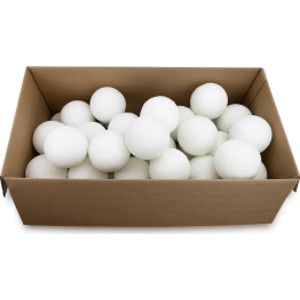 Craft Foam Balls, 4 Inch, White, Pack of 36