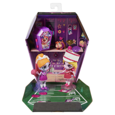Zombaes Forever, Scream Queens, Coffret de poupées de luxe à collectionner avec 2 figurines exclusives de 8,9 cm, animaux et accessoires, jouets pour filles à partir de 4 ans