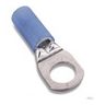 Sta-Kon®, Ring Terminal, Copper, 6 AWG,1/4 in. Stud, Vinyl Insulation, Tin-Plated, Blue,