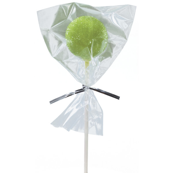 Clear Cello Treat Bags with Silver Twist Ties, 4" x 6" Decorating Tools