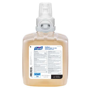 GOJO, PURELL®, Healthcare FOAM HANDWASH 2% CHG Antimicrobial Foam Soap, CS8 Dispenser 1200 mL Cartridge