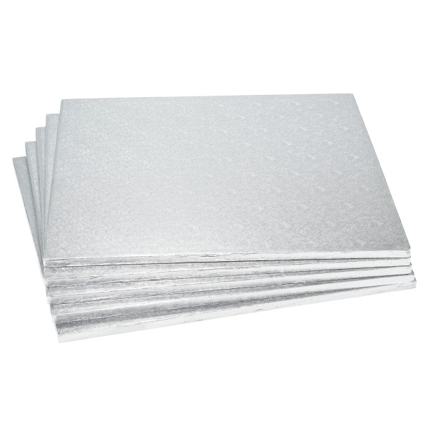 18" Square Silver Foil Cake Board
