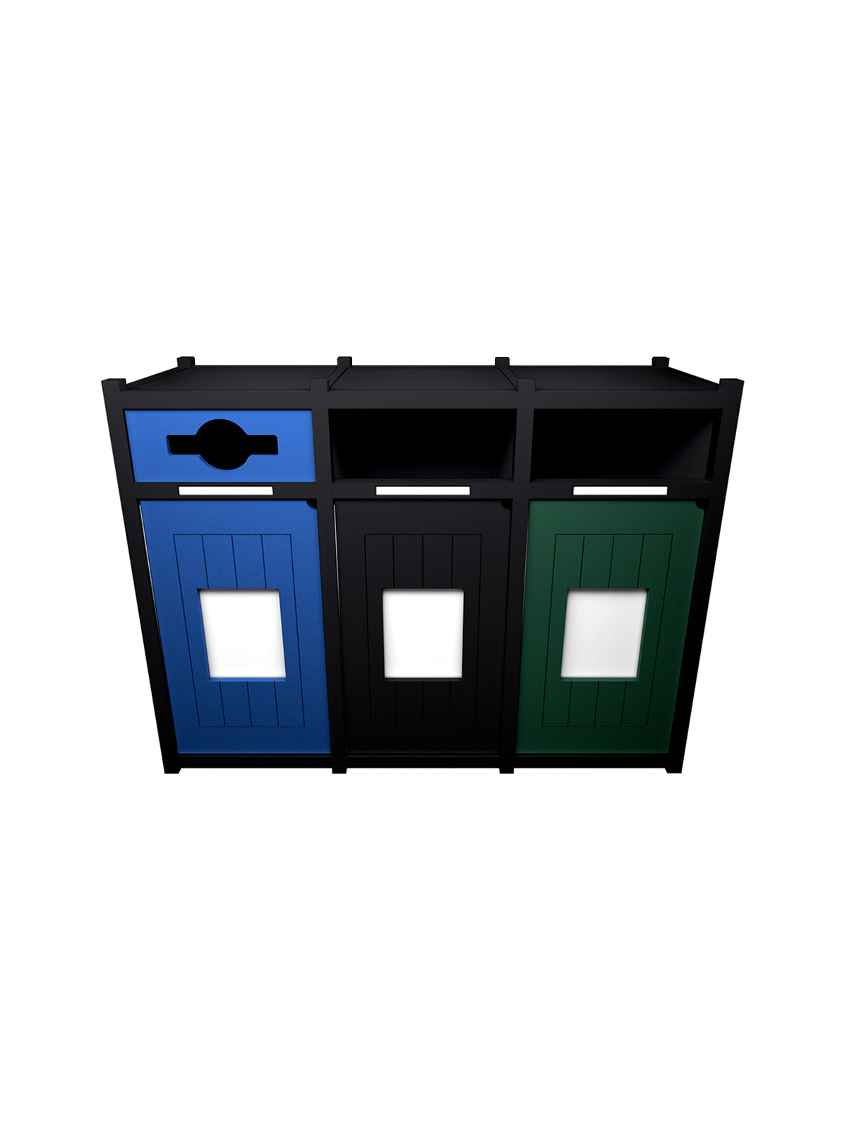 VISION – Triple – Unit – Mixed-Full-Full – Black-Blue-Black-Green